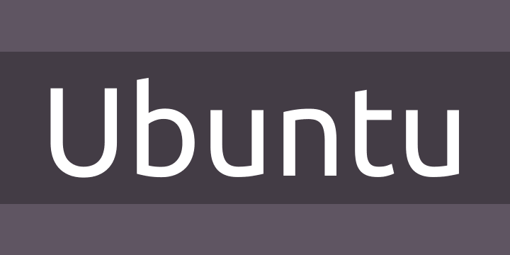 Przykład czcionki Ubuntu Regular