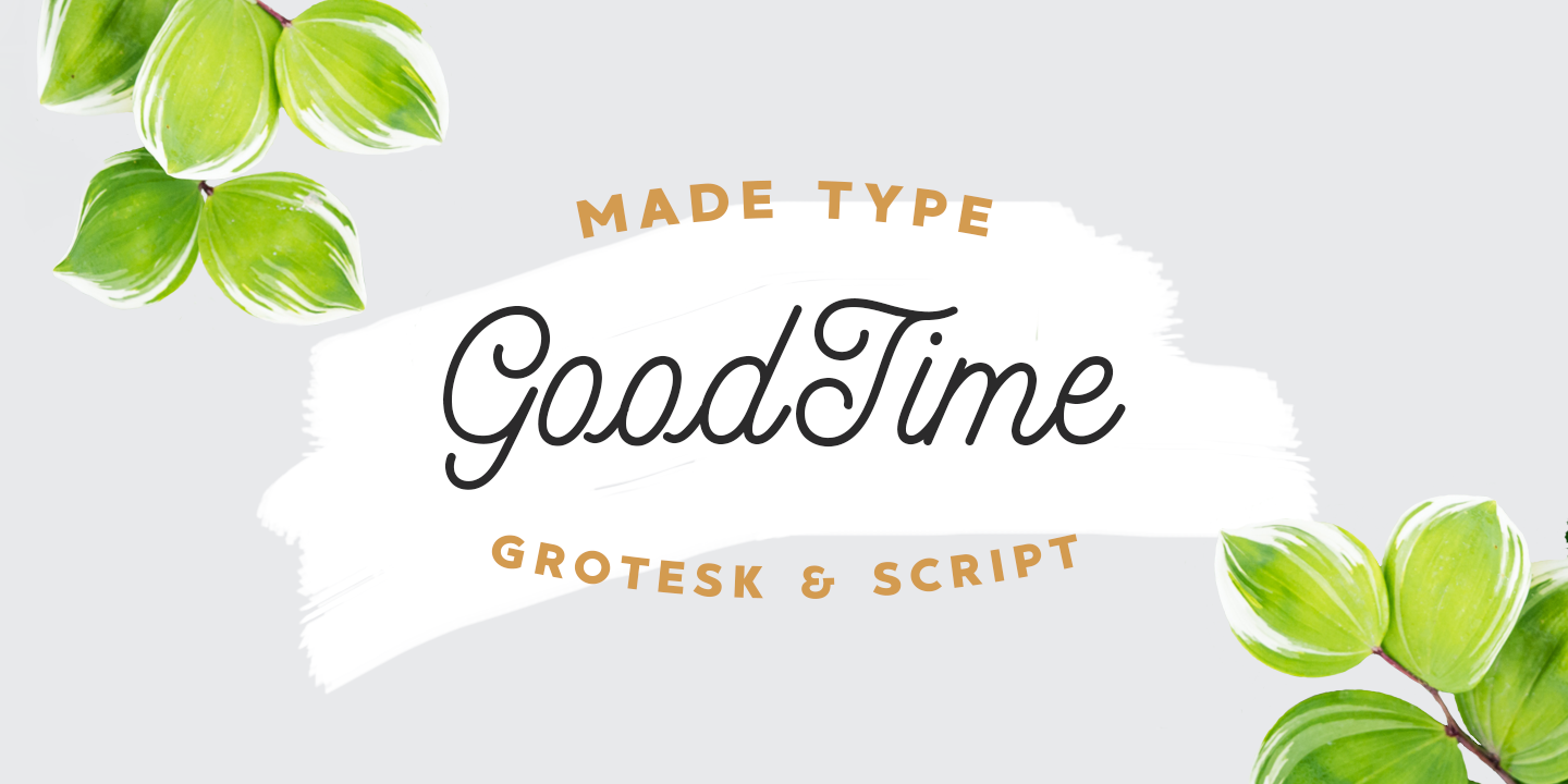 Przykład czcionki MADE GoodTime Script