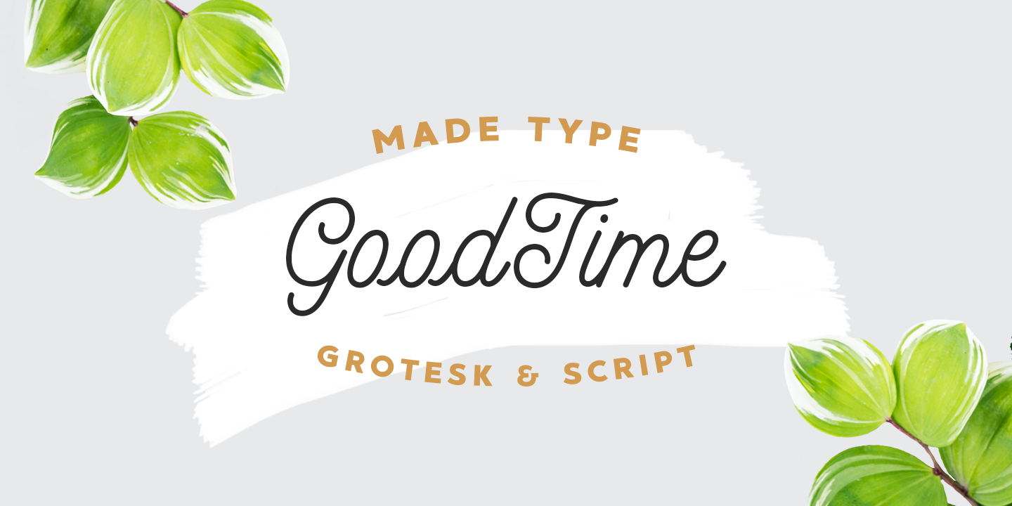 Przykład czcionki MADE GoodTime Grotesk