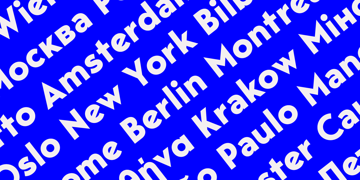 Przykład czcionki Bergen Sans SemiBold Italic