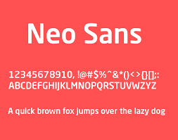 Przykład czcionki Neo Sans Pro Medium Italic