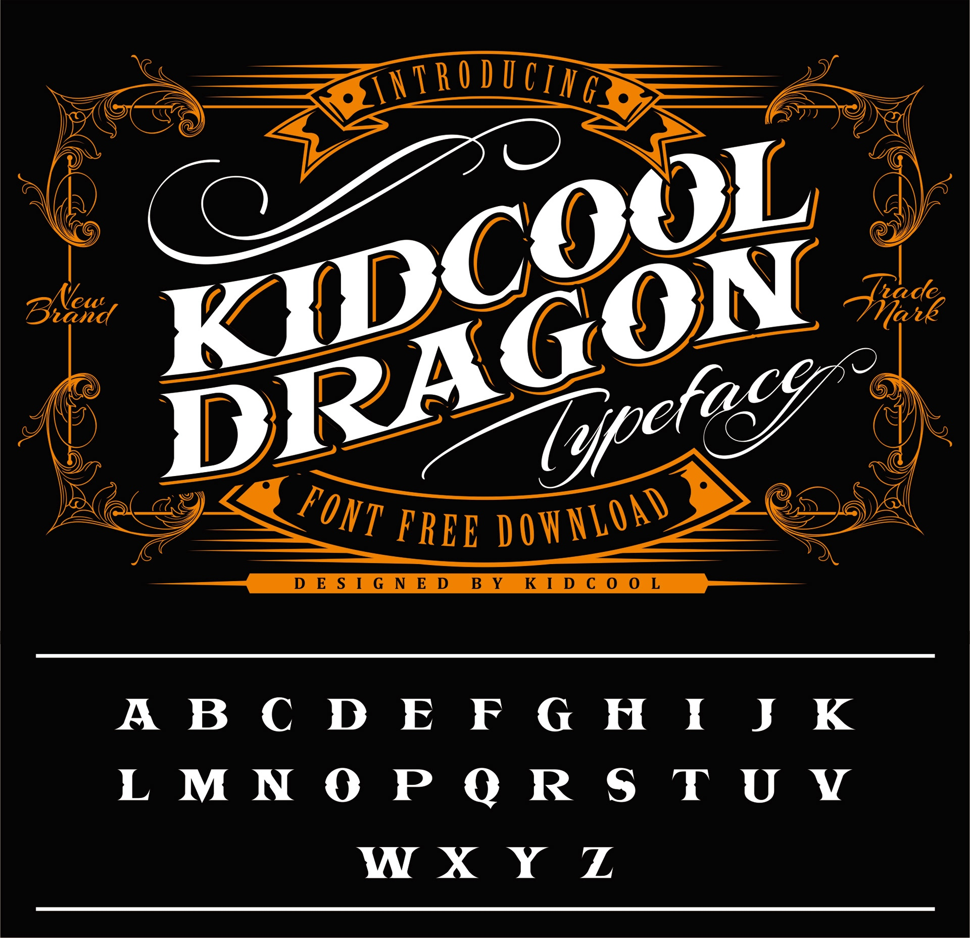 Przykład czcionki Kidcool Dragon Regular