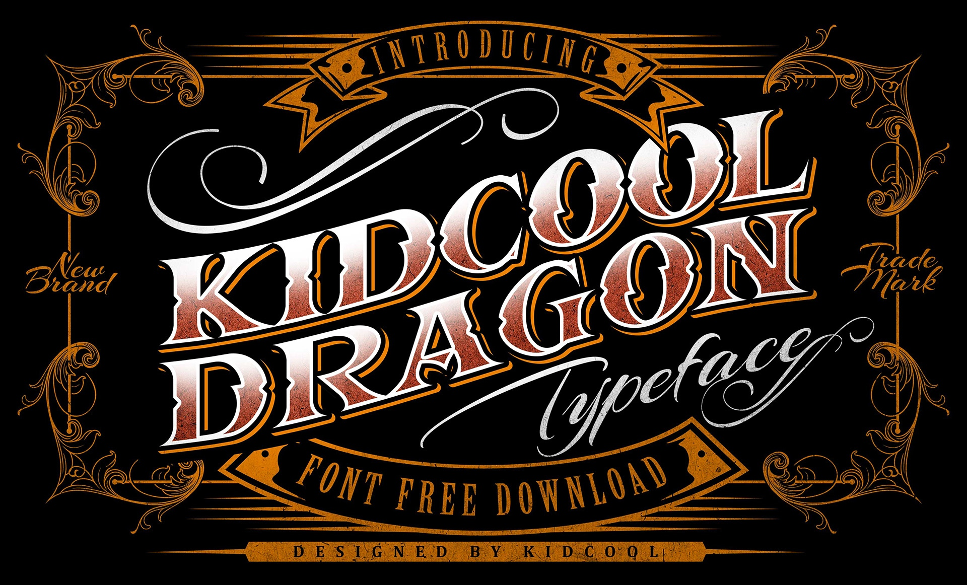 Przykład czcionki Kidcool Dragon