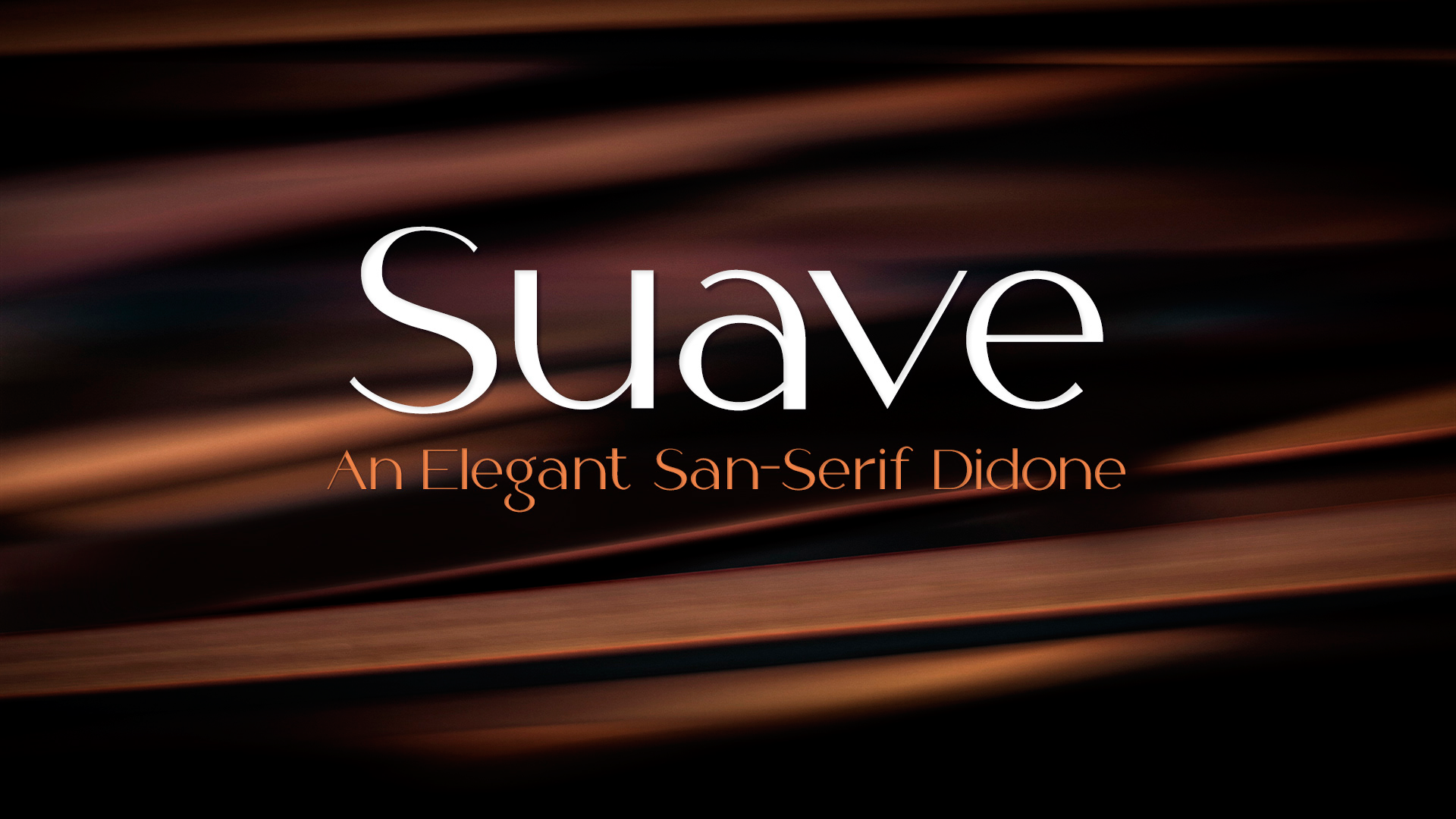 Przykład czcionki Suave