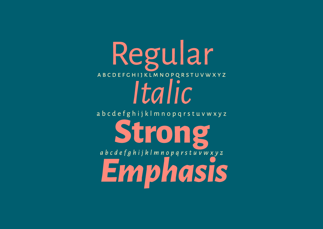 Przykład czcionki Alegreya Sans Extra Bold Italic