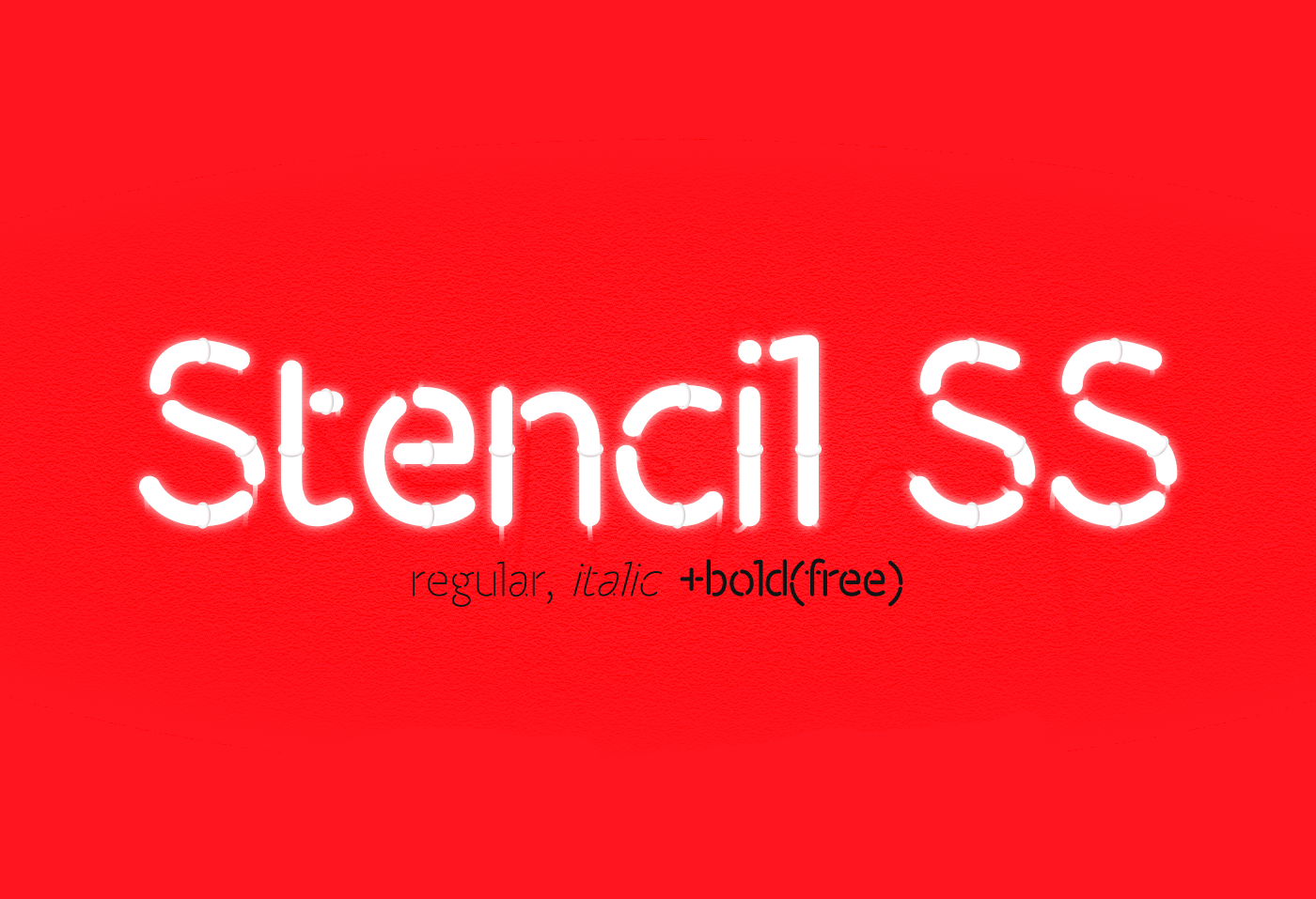 Przykład czcionki Stencil SS Bold Bold