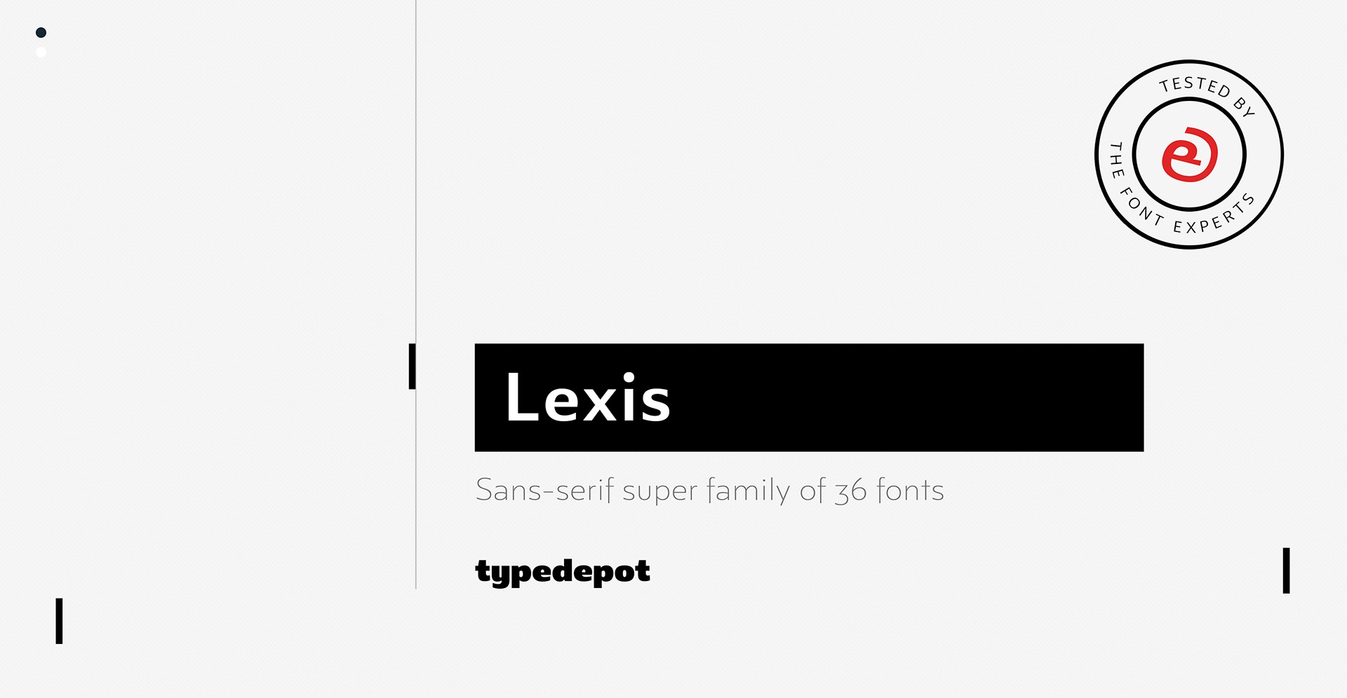 Przykład czcionki Lexis