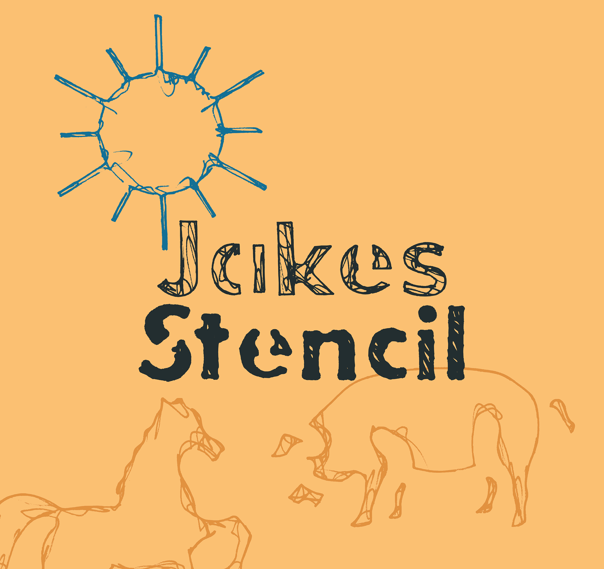Przykład czcionki Jakes Stencil Bold