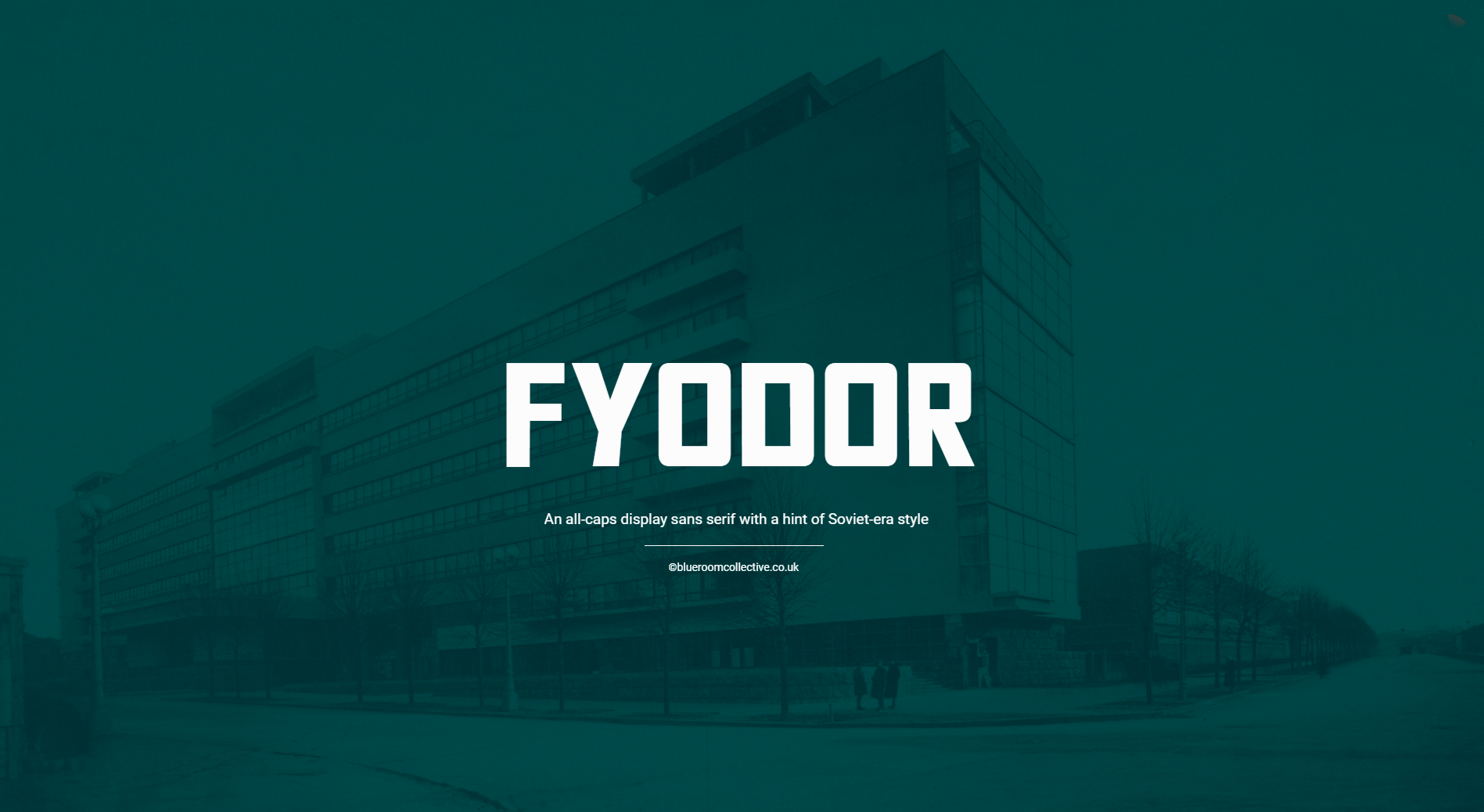 Przykład czcionki Fyodor Bold Expanded Oblique