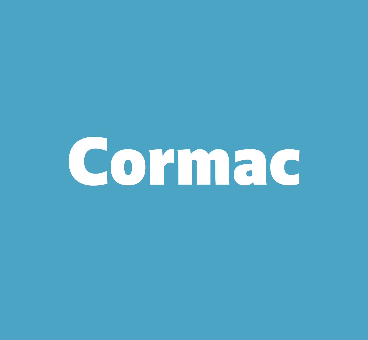 Przykład czcionki Cormac