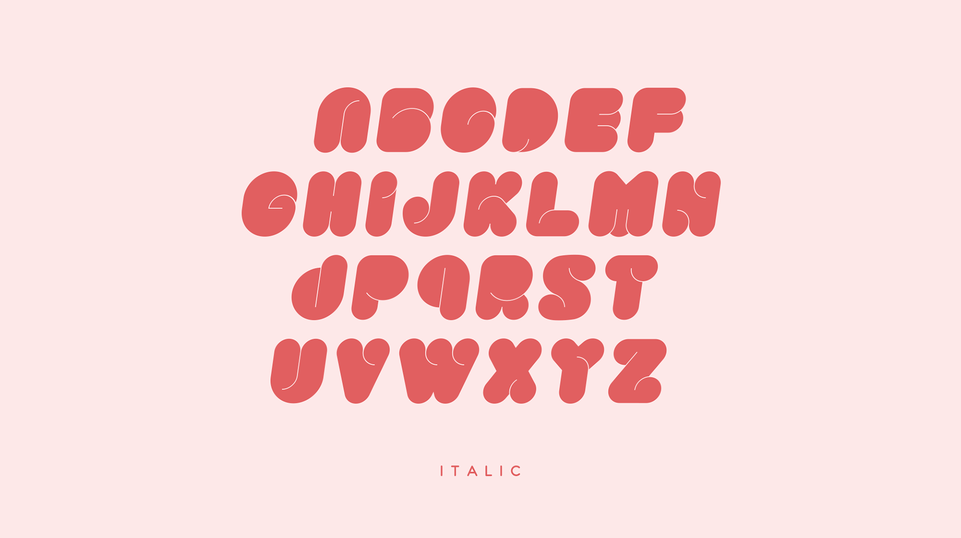 Przykład czcionki Superfatty Italic