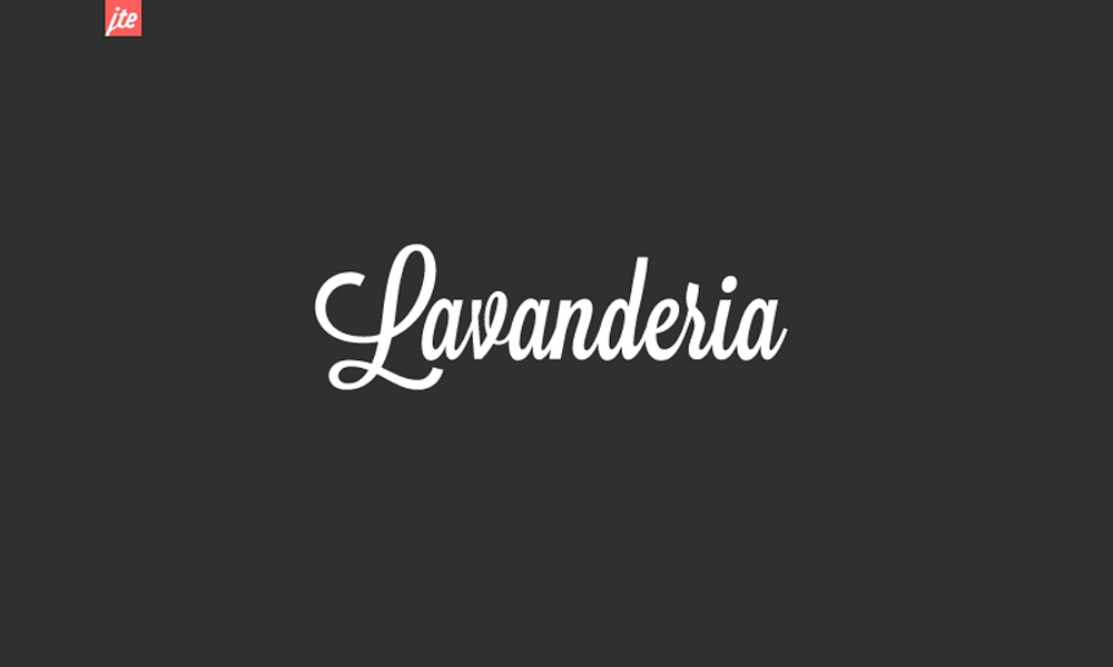 Przykład czcionki Lavanderia