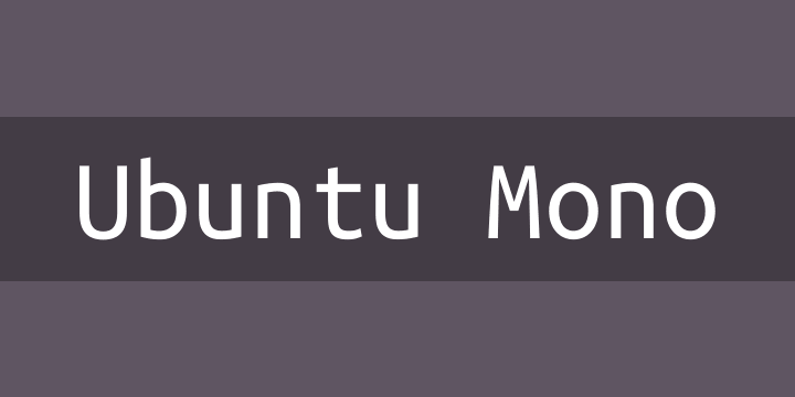Przykład czcionki Ubuntu Mono