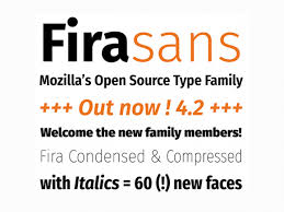 Przykład czcionki Fira Sans Medium Italic
