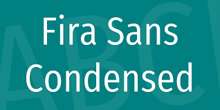 Przykład czcionki Fira Sans Condensed