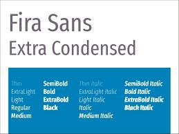 Przykład czcionki Fira Sans Extra Condensed Light Italic