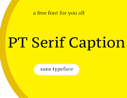 Przykład czcionki PT Serif Caption Caption