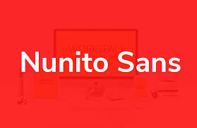 Przykład czcionki Nunito Sans
