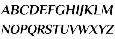 Przykład czcionki Philosopher Bold Italic