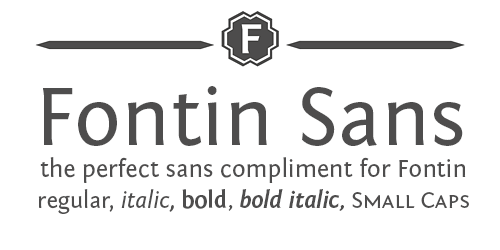 Przykład czcionki Fontin Sans