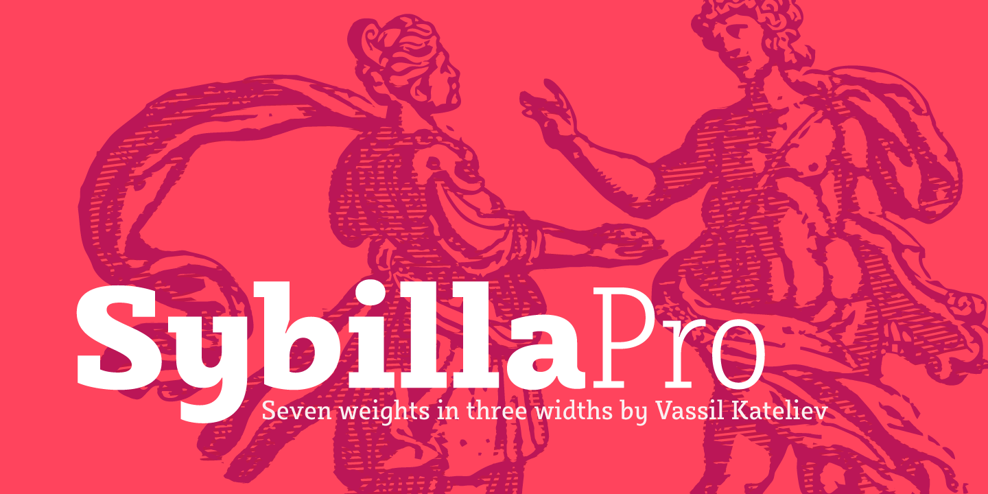 Przykład czcionki Sybilla Pro