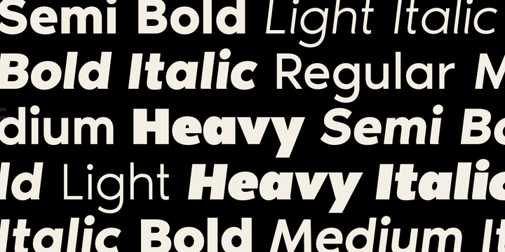 Przykład czcionki Noir Pro Semi Bold Italic