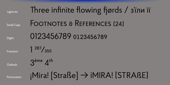 Przykład czcionki Proba Pro Medium Italic