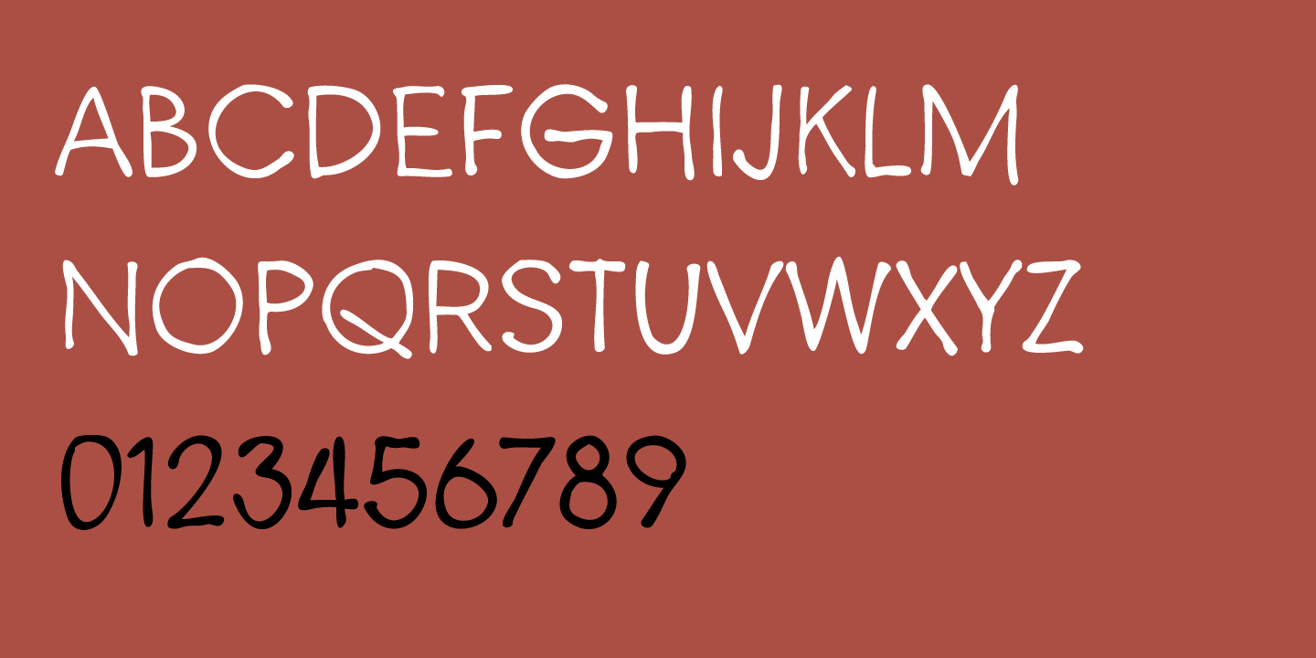 Przykład czcionki Baron Neue Italic