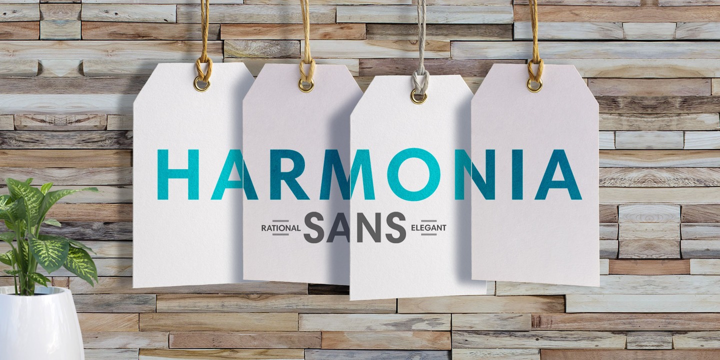 Przykład czcionki Harmonia Sans