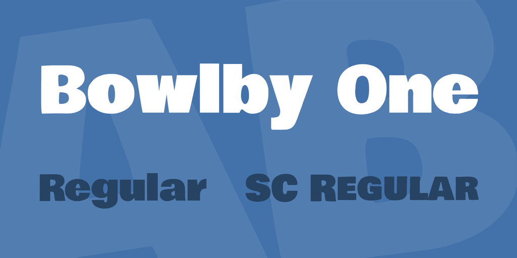 Przykład czcionki Bowlby One SC Regular