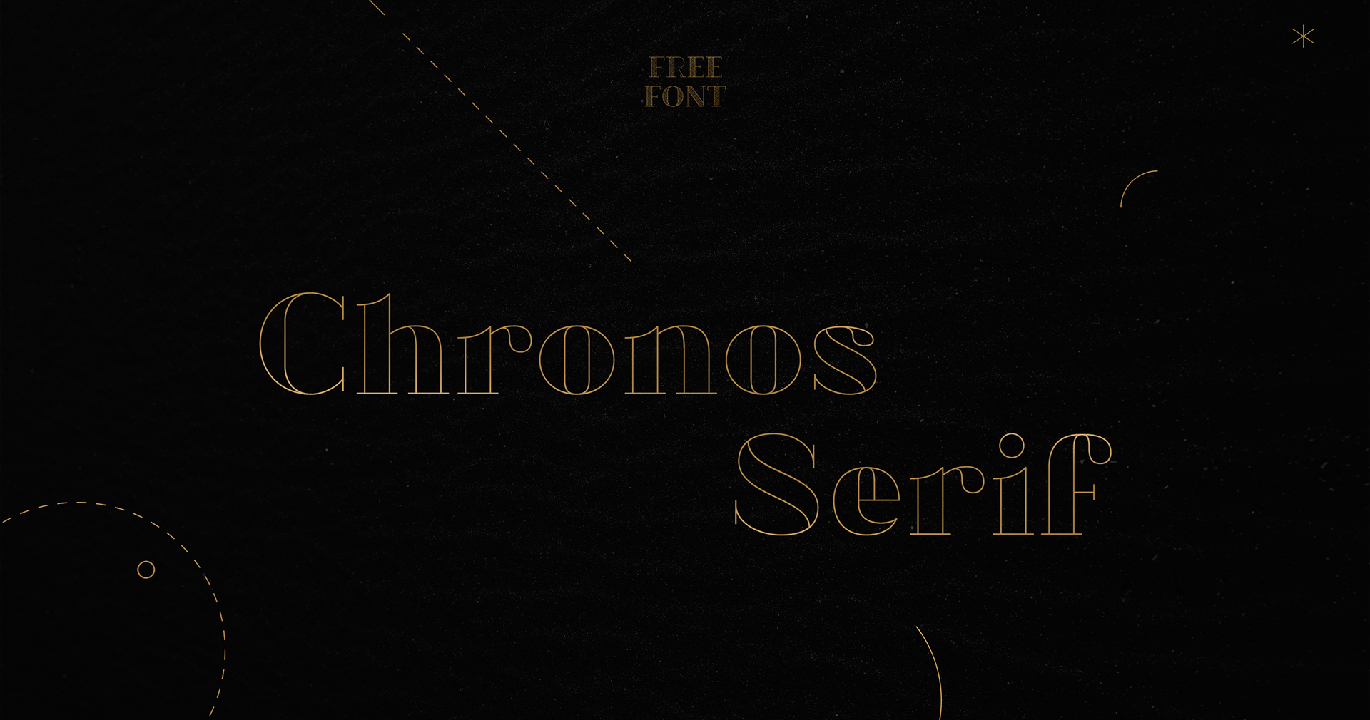 Przykład czcionki Chronos Serif Filled