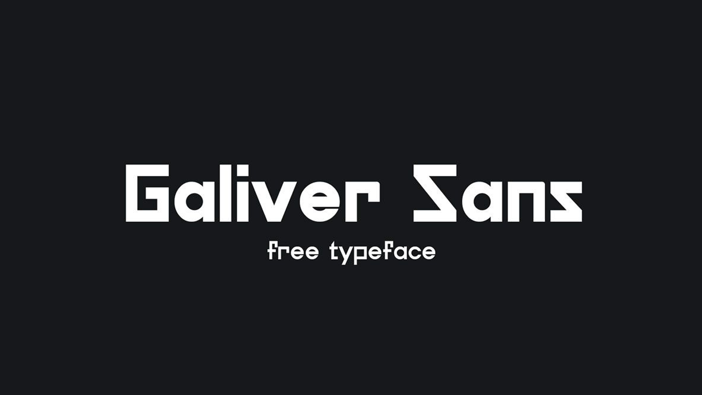 Przykład czcionki Galiver Sans