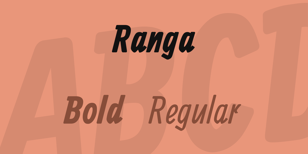 Przykład czcionki Ranga Bold