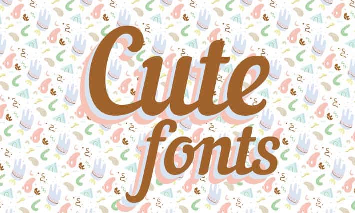 Przykład czcionki Cute Font