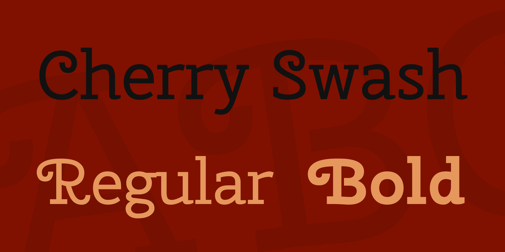 Przykład czcionki Cherry Swash Regular