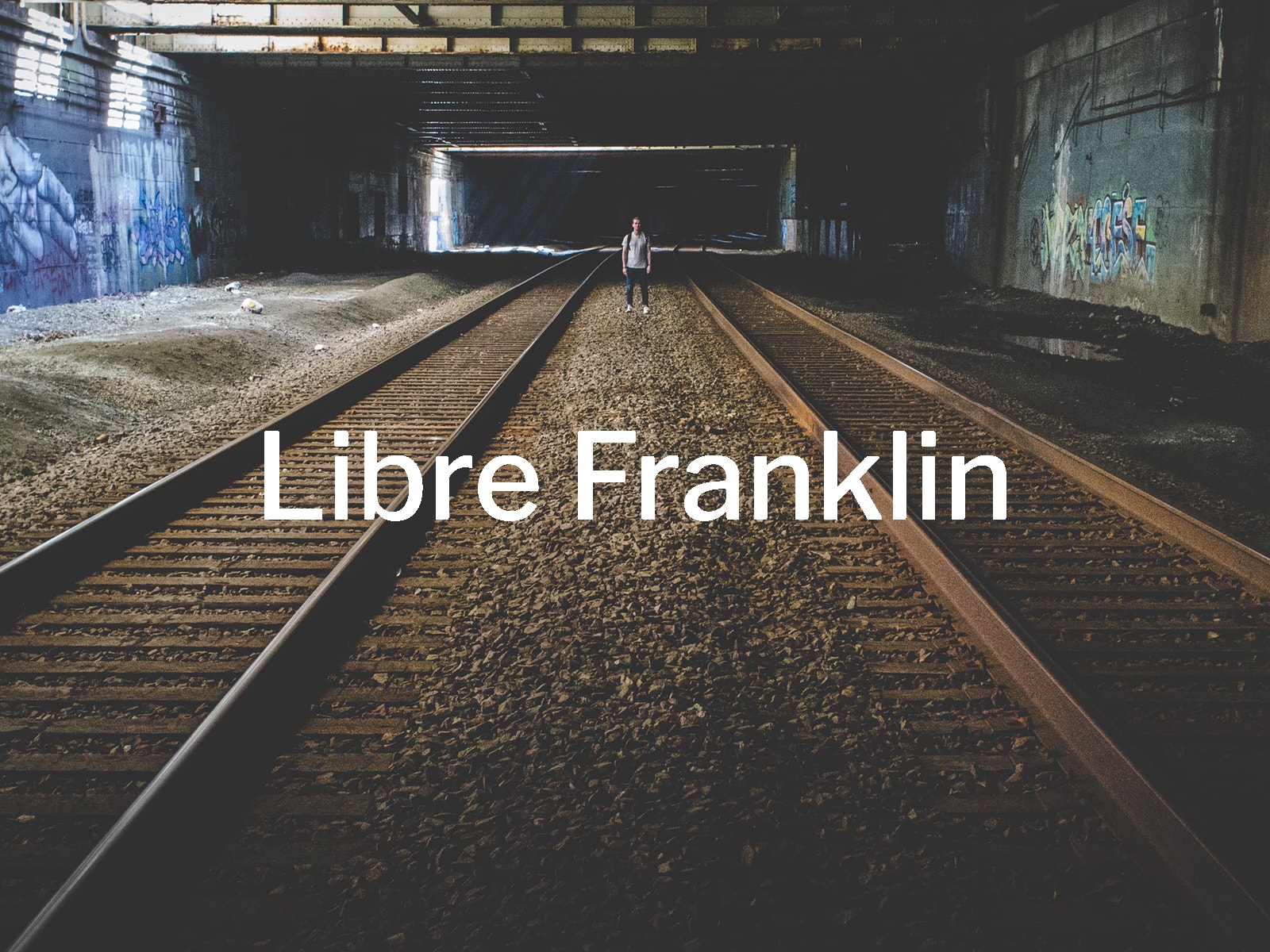 Przykład czcionki Libre Franklin