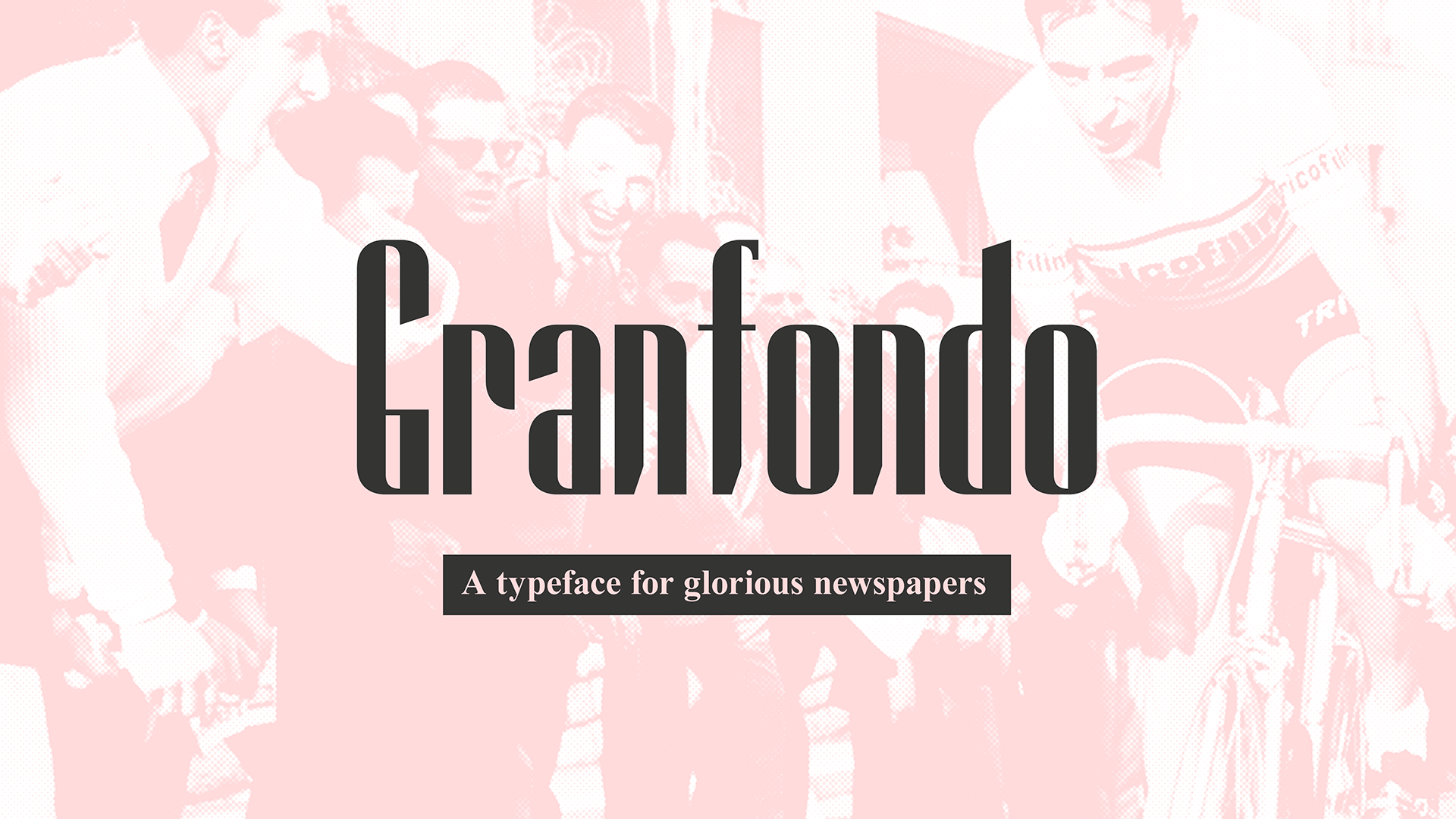 Przykład czcionki Granfondo Bold