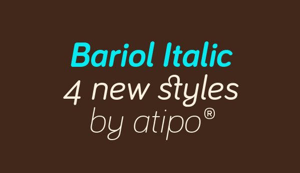 Przykład czcionki Bariol Thin Italic