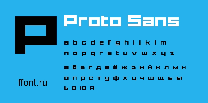 Przykład czcionki Proto Sans 38
