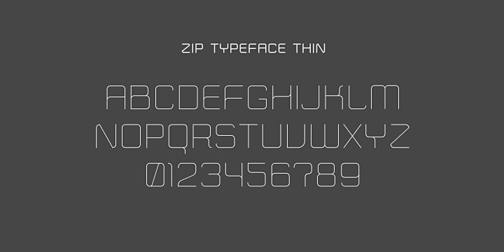 Przykład czcionki Zip Typeface Demi Bold