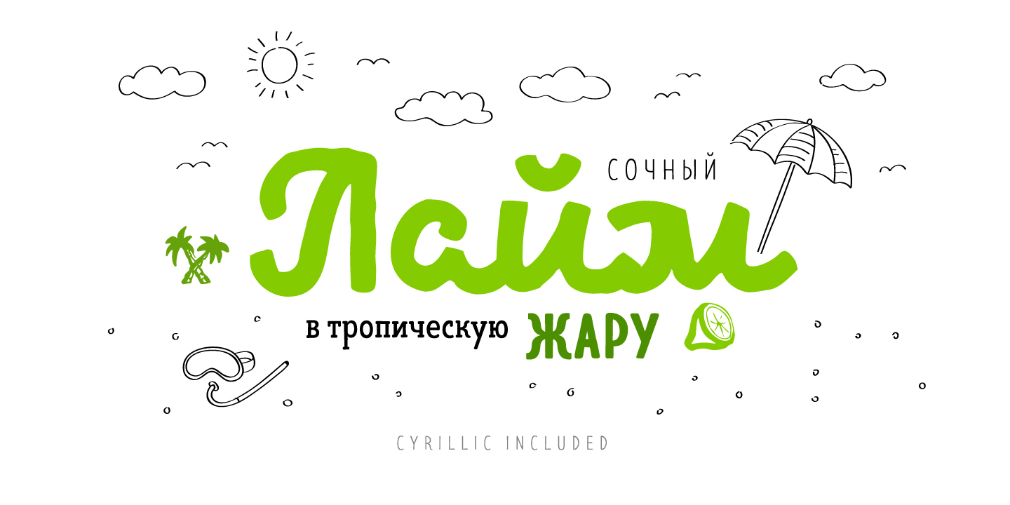 Przykład czcionki TT Limes Slab Black Italic