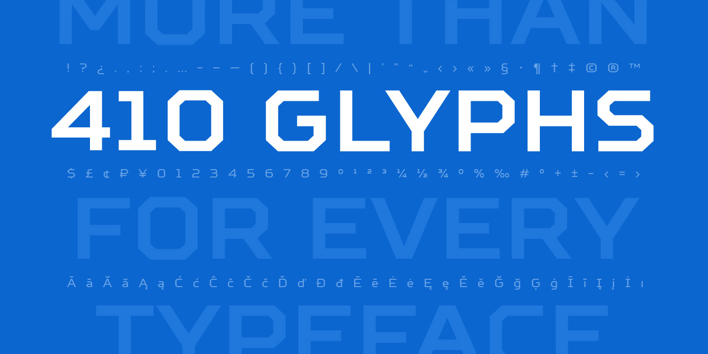 Przykład czcionki TT Squares Bold Italic