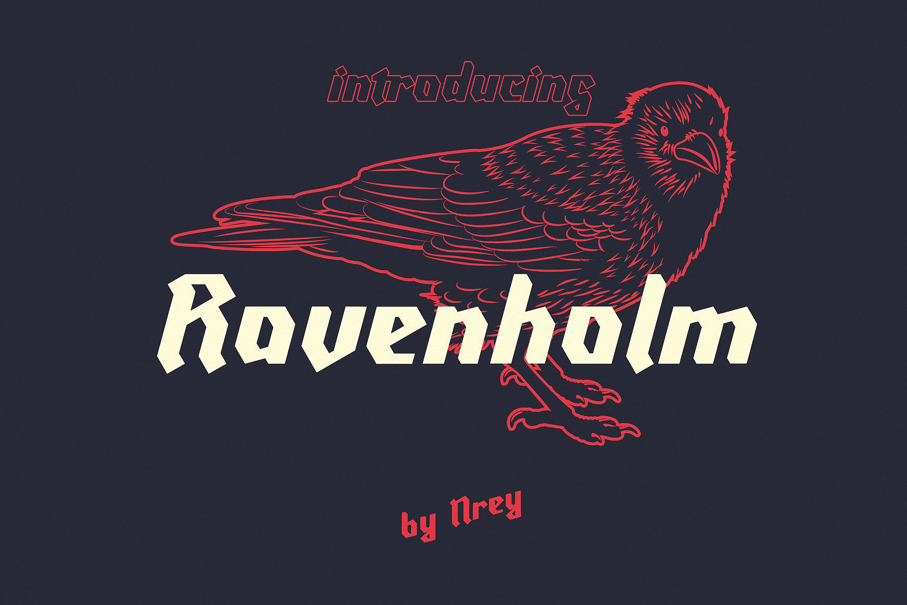 Przykład czcionki Ravenholm
