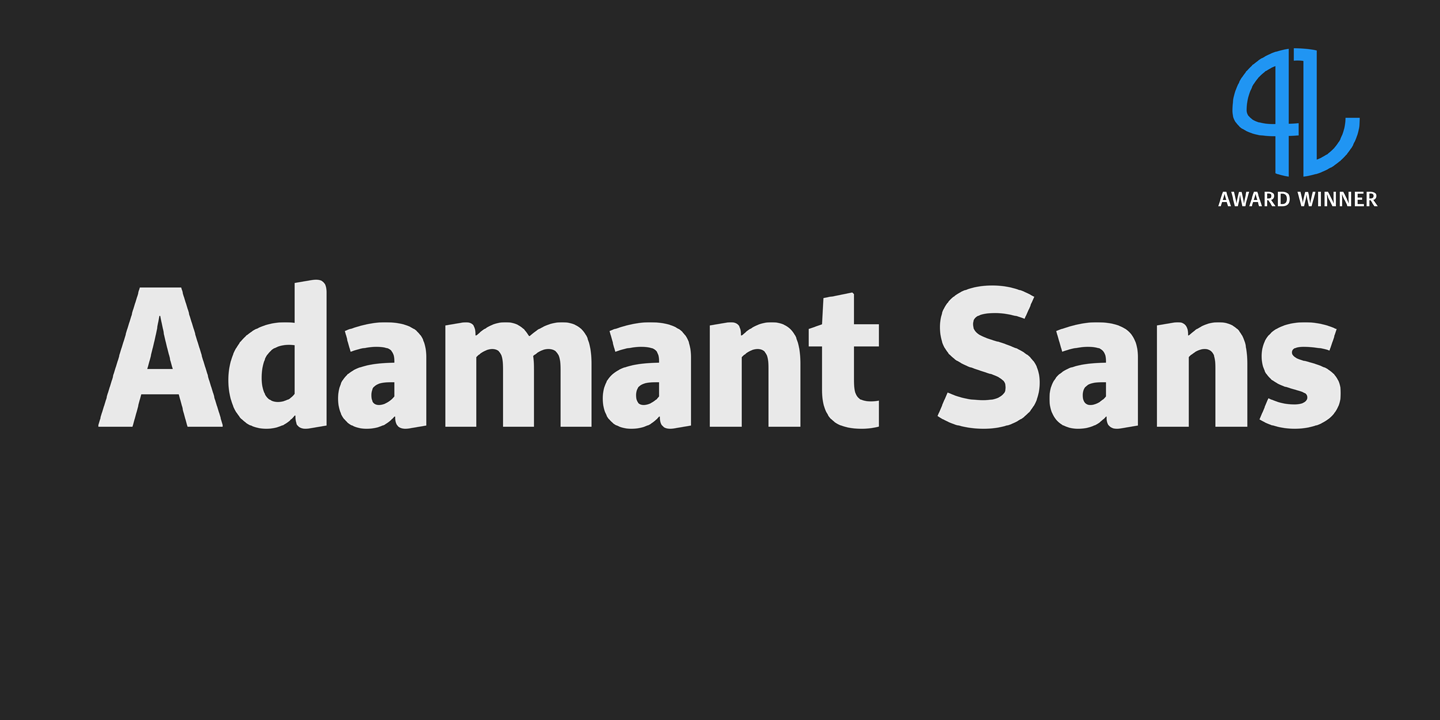 Przykład czcionki PF Adamant Sans Pro