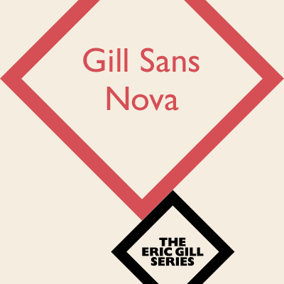 Przykład czcionki Gill Sans Nova