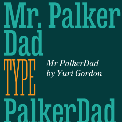 Przykład czcionki Mr Palker Dad Condensed Bold