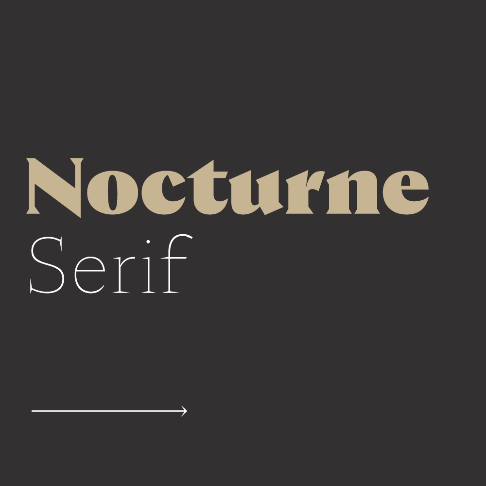 Przykład czcionki Nocturne Serif Black
