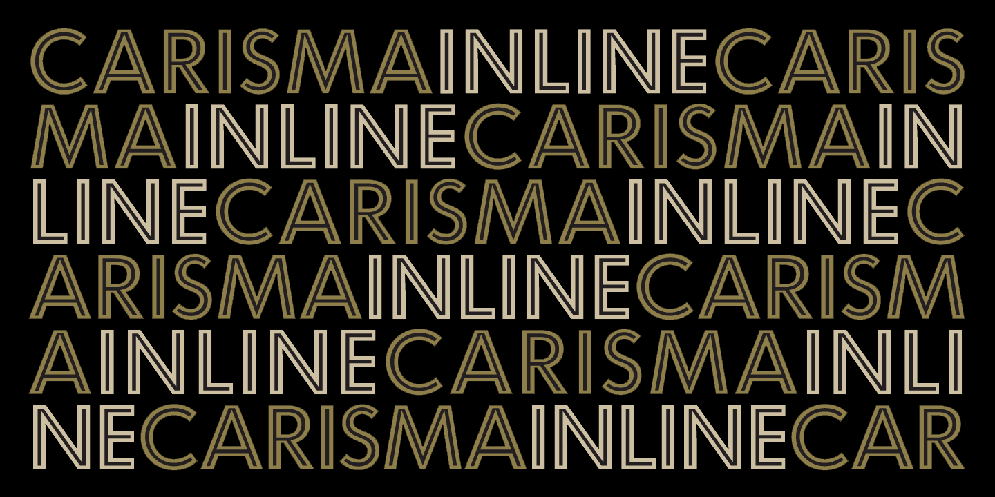 Przykład czcionki Carisma Classic 400 Regular Oblique