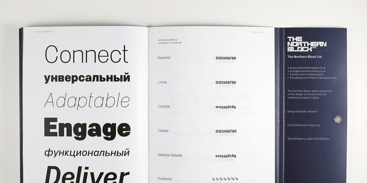 Przykład czcionki Uninsta Medium Italic