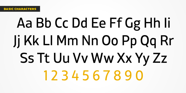 Przykład czcionki XXII Centar Bold Italic